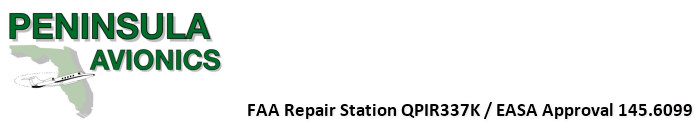 Peninsula Avionics - FAA Repair Station QPIR337K